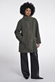 Rino & Pelle Zoe Coat High Collar Misty Basel 