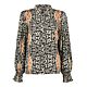 Geisha Blouse Sand/Black/Orange