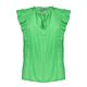 Geisha Top Sleeves Ruffles Green