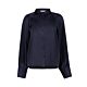 Geisha Blouse Shiny Navy 