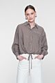 Geisha Gestreepte Blouse Brown/Sand