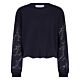 Nukus Suzanne Pullover Strass Navy