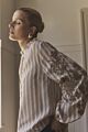 Gustav Annemie Embroidery Blouse Moonlight 