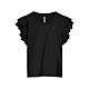 Summum Top Cotton Single Jersey Garment Dyed Black