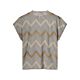 Summum Woman Cap Sleeve  Top Fluid  ZigZag 