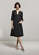 Summum Woman Punto Milano Dress Antraciet 