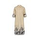 Summum Woman Dress Border Print Multicolor 