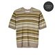 Summum Woman Short Sleeve Top Striped Lurex Knit 