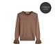 Summum Woman Trumpet Sleeve Sweater Toffee 