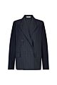 Studio Anneloes Avalon Pinstripe Blazer Dark Blue 