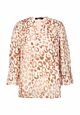 Marc Aurel Blouse van Batist met Luipaardprint