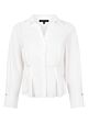 Tramontana Blouse Pleated Waist Offwhite