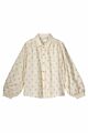 Summum Woman Blouse Scattered Embro Solid Ivory 