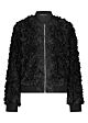 Tramontana Bomber Jacket 3D Flowers Black