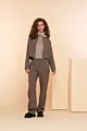 Geisha Pants Elastic Waist Taupe 