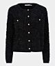 Esqualo Cardigan Tape Yarn Black