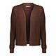 Geisha Cardigan Basic Dark Brown