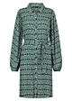 Tramontana Dress Winter Criss Cross Petrols Multi