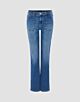 Opus Elma Flared Jeans Mid Fresh Blue 