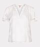 Esqualo Blouss Allover Embriodery Offwhite 
