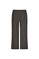 Summum Woman Pants Diagonal Check Jaquard 