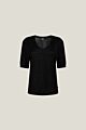 Jansen Amsterdam Foekje Linen T-shirt Black