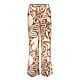 Geisha Broek bi-color Swirl Print Ecru Tabacco