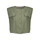 Geisha Blouse Pockets Dark Green