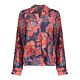 Geisha Top Print Blue Red 