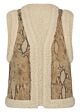 Tramontana Gilet Snake Bonded Suedine 