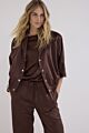 Tramontana Elasticated Short Sleeve Jacket Choco