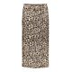 Geisha Jeans Skirt Leopard Print 