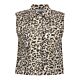 Geisha Jeans Gilet Leopard Print 