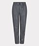 Esqualo Trousers Jogger Vegan Leather Grey 