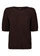 Tramontana Jumper Button Detail Chocolate 