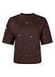 Tramontana Short-Sleeve Sweat Jumper Chocolate 