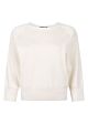 Tramontana Boat-Neck Jumper Snow 