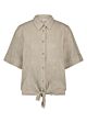 Tramontana Knot Detail Blouse Sand Melange 