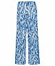 Oui Broek Kobalt/Wit