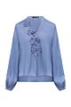 Label Dot Ally Blouse Blauw 