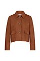 Studio Anneloes Lennon Suedine Jacket Caramel