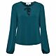 Woman And Co Liana Blouse Dark Teal 