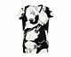 Woman And Co Lucia B.Flower Shirt A-Black