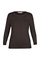 Studio Anneloes Luna 3/4 Pullover Espresso 