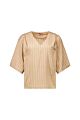 Studio Anneloes Maddi Jane Stripe Top Camel/Black