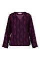 Studio Anneloes Madison Jacquard Top Blackberry