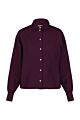 Studio Anneloes Melani Waffle Blouse Blackberry 