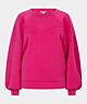Esqualo Sweater ''V'' Seams Modal Cerise Pink
