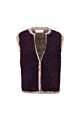 Nukus Lana Gilet Cherry/Taupe