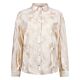 Nukus Nola Blouse Embroidery Offwhite/Gold